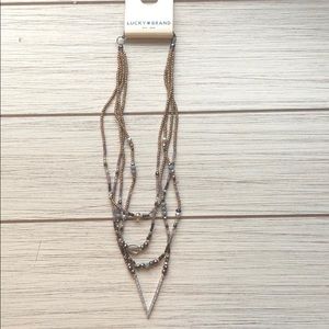 Lucky Brand V necklace, new with tag.